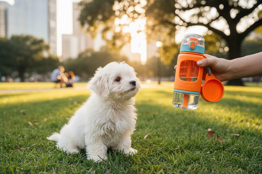Shih Tzu Hydration On-the-Go: The Ultimate 3-in-1 Bottle