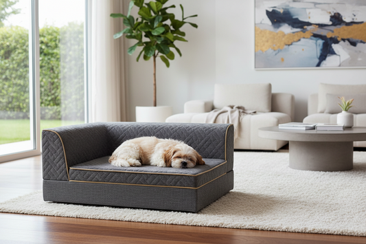 Luxury Foldable Dog Sofa: Perfect for Your Small Dog & You!