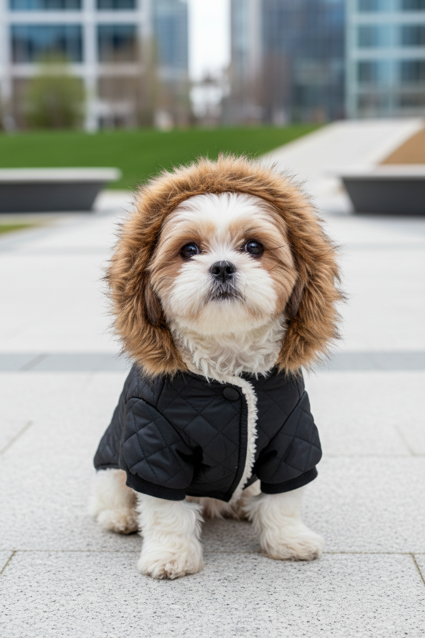 Keep Your Shih Tzu Warm: The Ultimate Urban Parka!