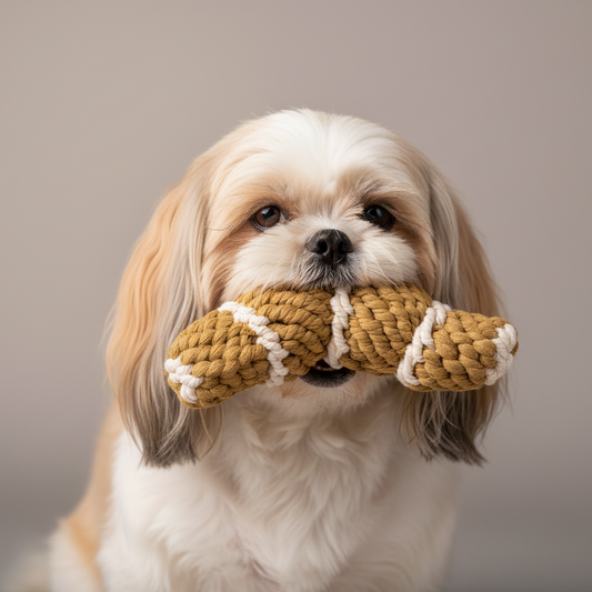 The Handcrafted Artisan Croissant Rope Toy