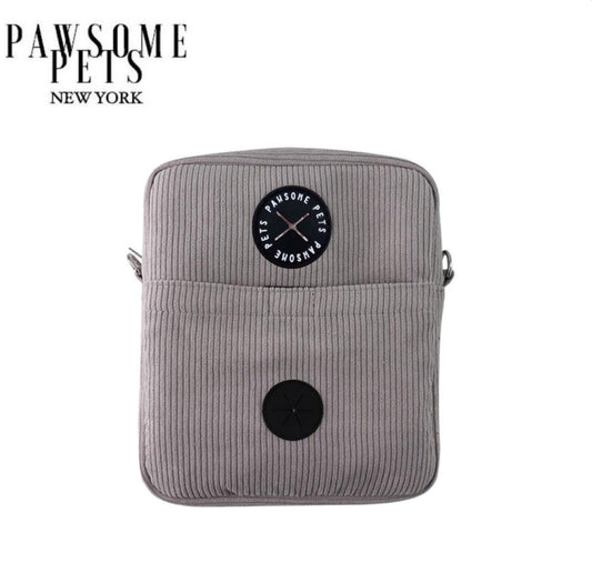CROSSBODT TREAT BAG - GREY