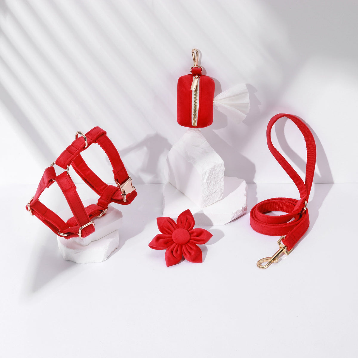 The Crimson Promenade Ensemble (4-Piece Set)