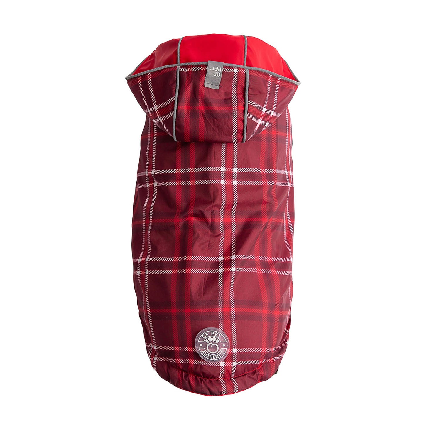 Crimson Red Reversible Raincoat
