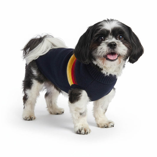 Retro Sweater - Navy