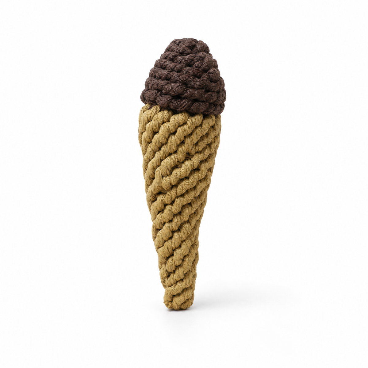 The Handcrafted Ice Cream Cone Rope Pet Toy