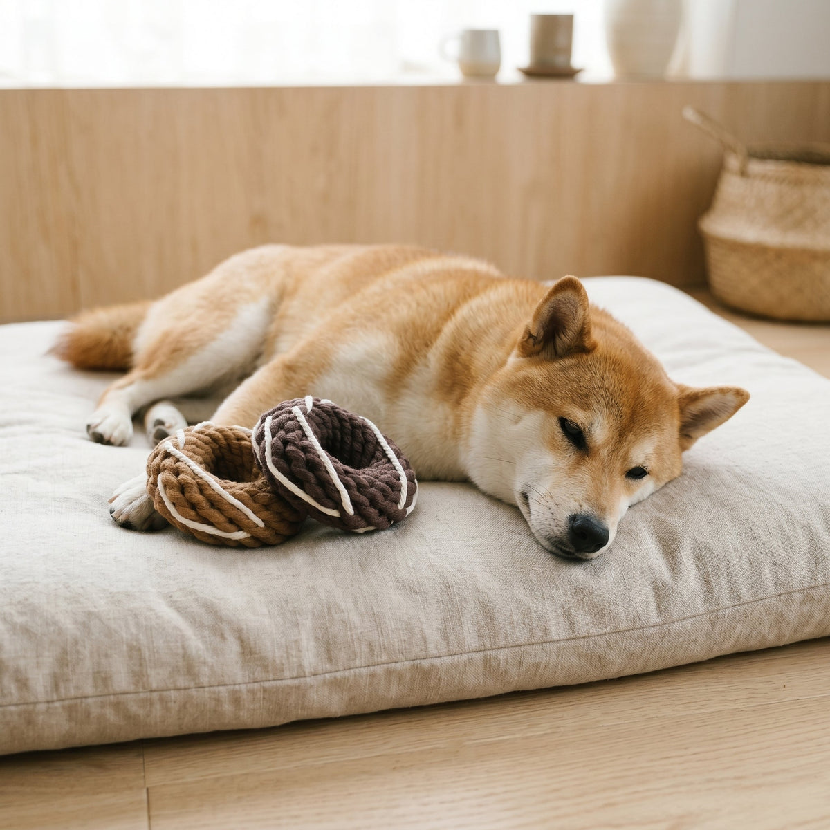 The Handcrafted Donut Rope Pet Toy – Set of 6