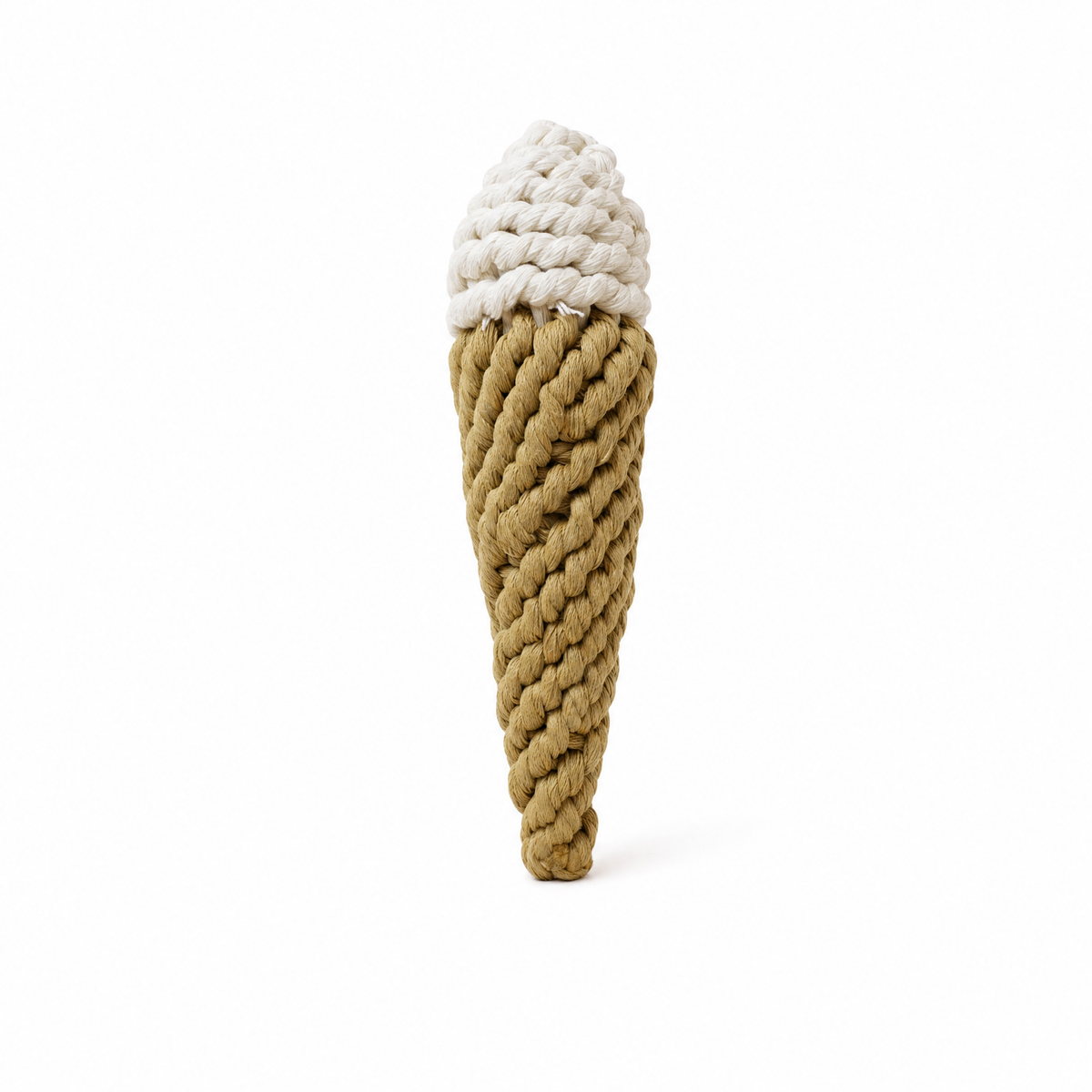 The Handcrafted Ice Cream Cone Rope Pet Toy