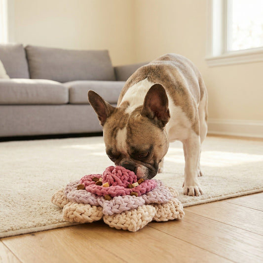 The Handcrafted Prunus Blossom Snuffle Rope Toy